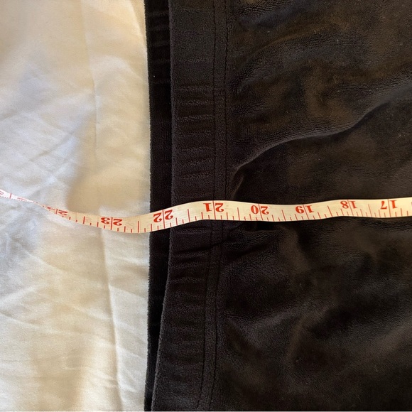 FILA Black Velour Quarter Zip Hoodie L - Picture 5 of 8